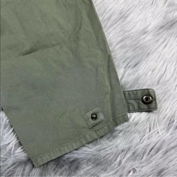 Abercrombie And Fitch Green Belted Pants Size Large - Picture 7 of 12